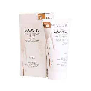 کرم ضدآفتاب سل اکتیو SOL ACTIV رنگی بژ طبیعی Natural Brige ژیل بوته SPF50