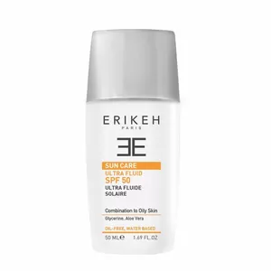 فلوئید ضدآفتاب بی رنگ فاقد چربی +SPF50 اریکه